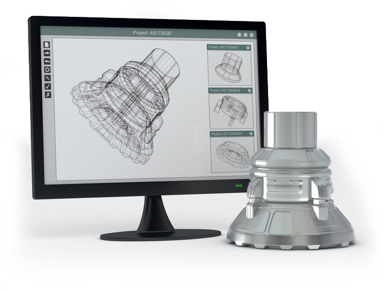3D CAD industrial product design modeling